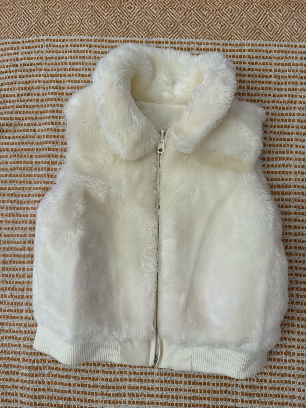 Kids Vintage Cream Reversible Vest